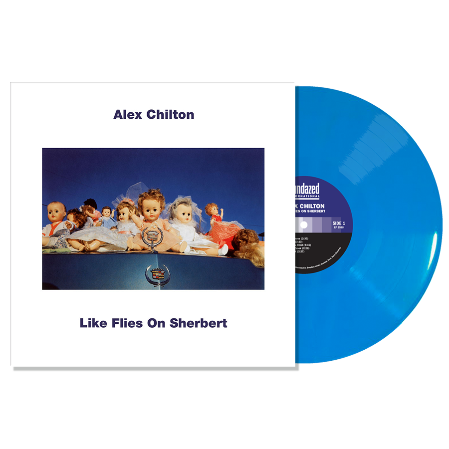 ALEX CHILTON - LIKE FLIES ON SHERBERT- TURQUOISE VINYL LP - Wah Wah Records