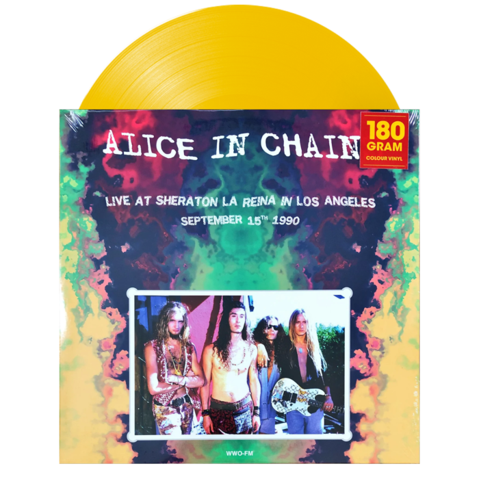 ALICE IN CHAINS - LIVE AT THE SHERATON 1990- COLOURED VINYL LP - Wah Wah Records