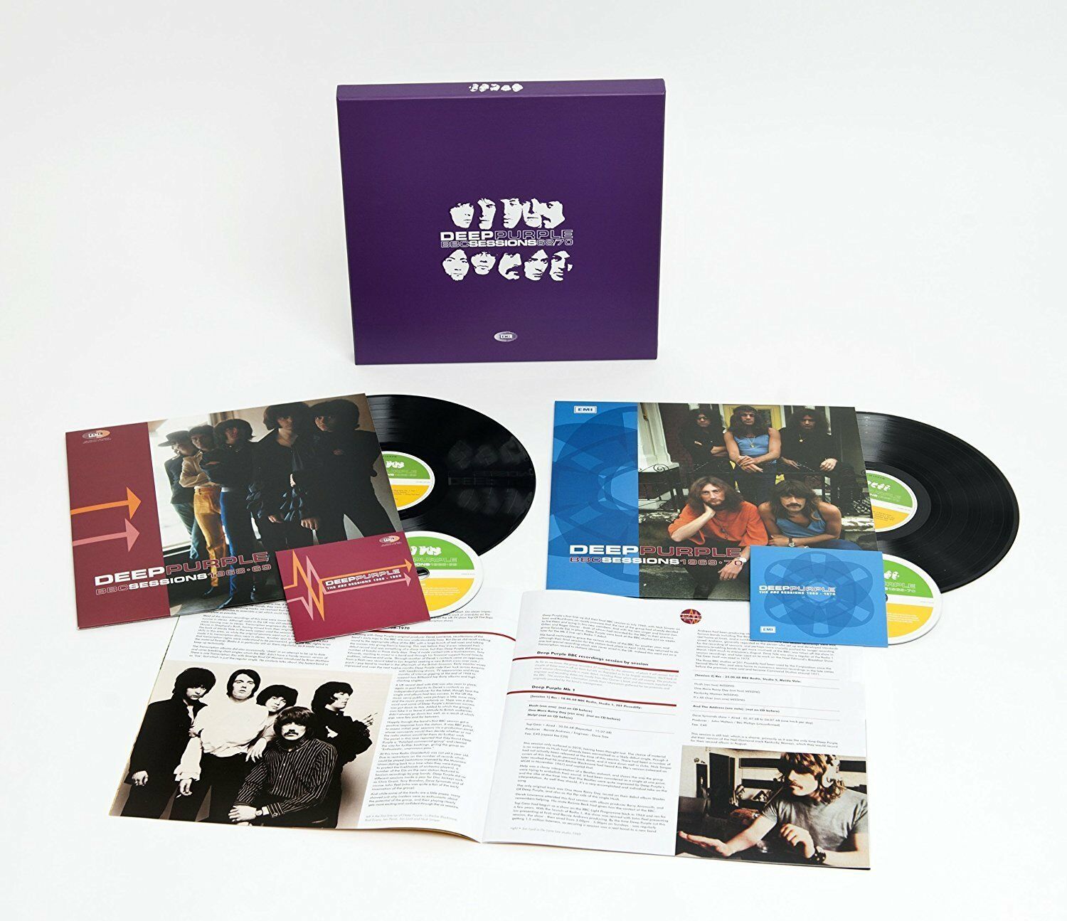 DEEP PURPLE - BBC SESSIONS 68/70 - VINYL/CD BOX SET - Wah Wah Records
