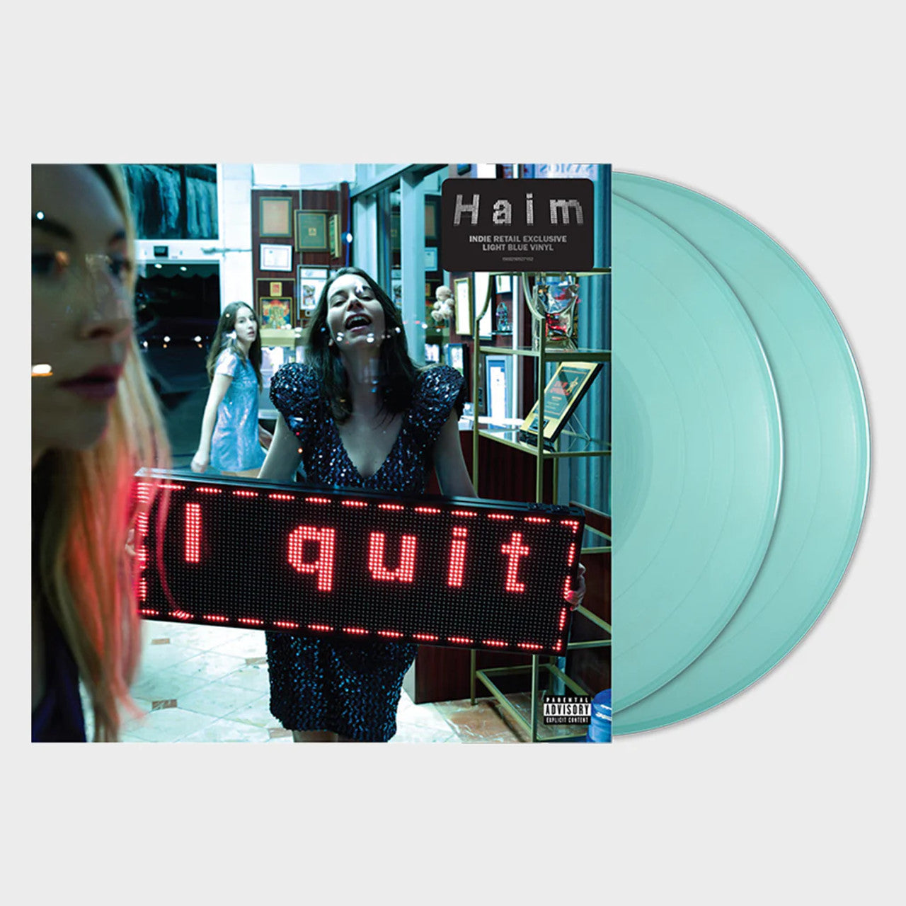 HAIM - I QUIT - INDIE EXCLUSIVE LIGHT BLUE VINYL 2LP - Wah Wah Records
