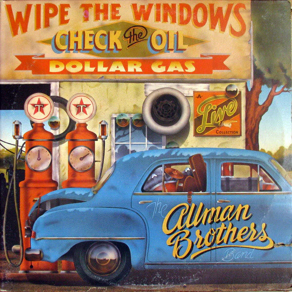 THE ALLMAN BROTHERS - WIPE THE WINDOW, CHECK THE OIL, DOLLAR GAS (LIVE) - VINYL (2LP) - Wah Wah Records