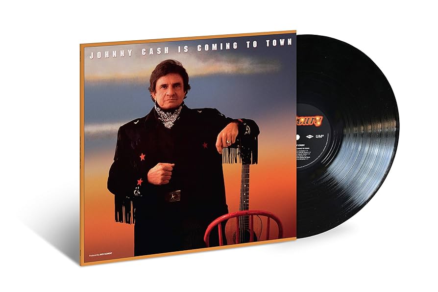 JOHNNY CASH - JOHNNY CASH IS COMING TO TOWN - VINYL LP - Wah Wah Records
