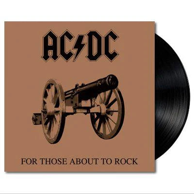 ACDC - FOR THOSE ABOUT TO ROCK - VINYL LP - Wah Wah Records