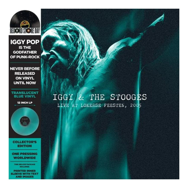 IGGY AND THE STOOGES - LIVE AT LOKERSE FEESTON 2005 - RSD 24 (Translucent blue vinyl)