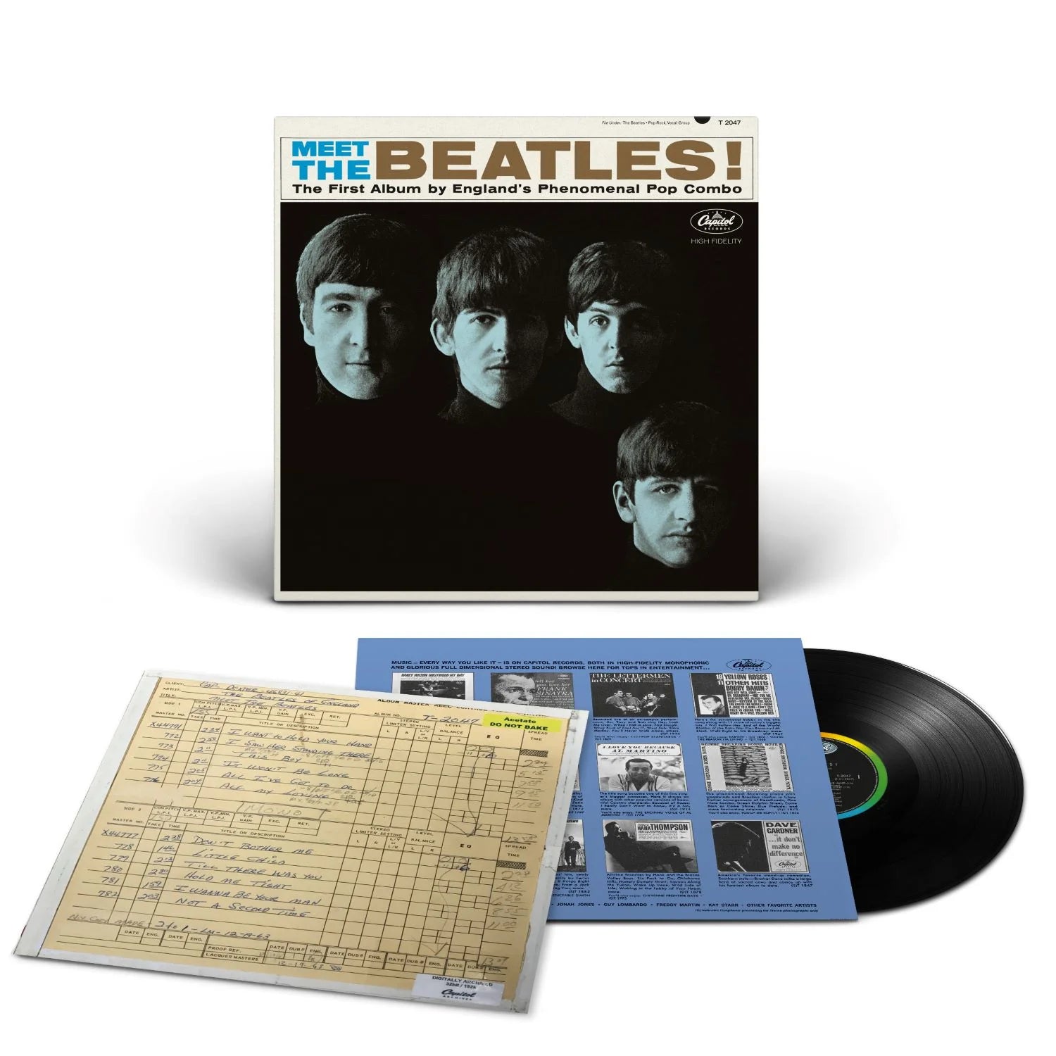 THE BEATLES - MEET THE BEATLES! - VINYL LP - Wah Wah Records