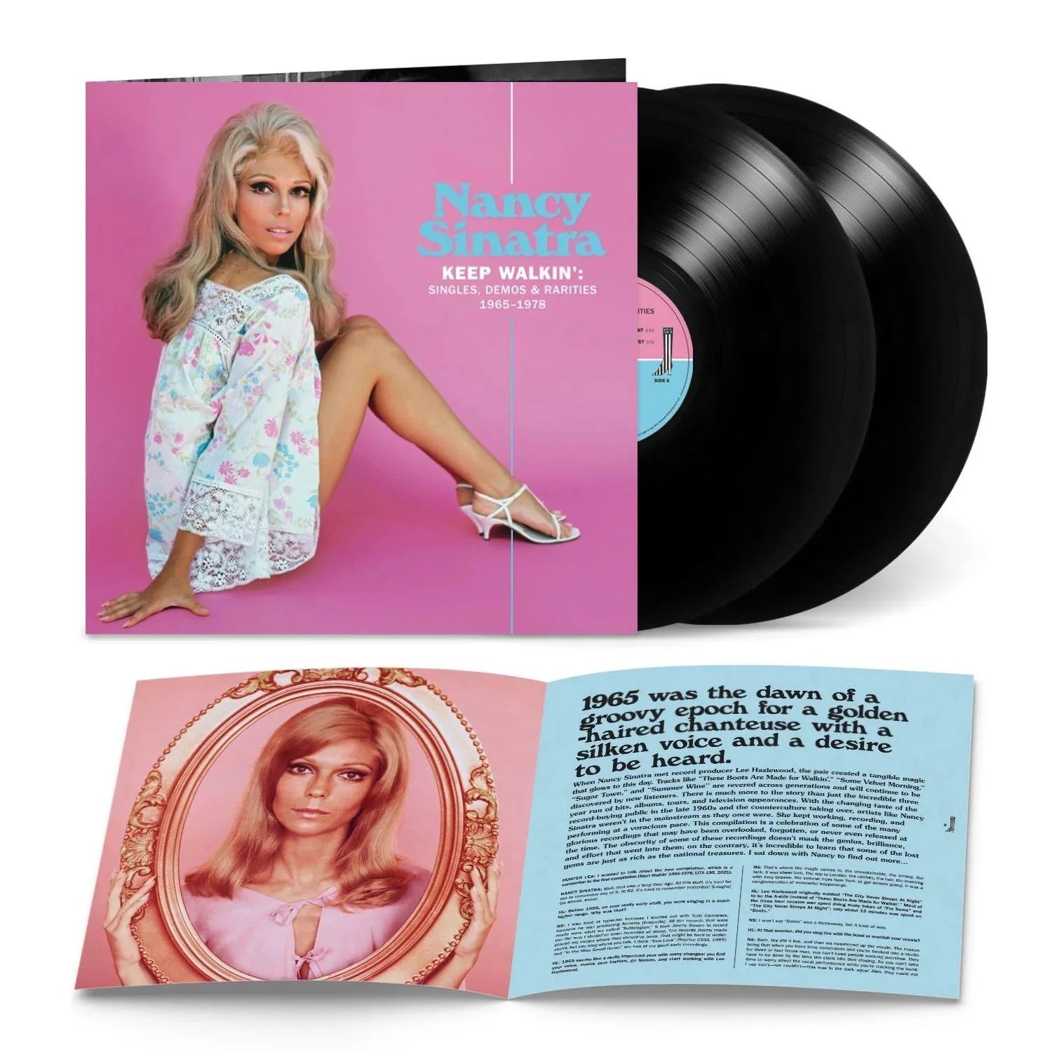 NANCY SINATRA- KEEP WALKIN’: SINGLES, DEMOS & RARITIES 1965-1978 - VINYL 2LP - Wah Wah Records