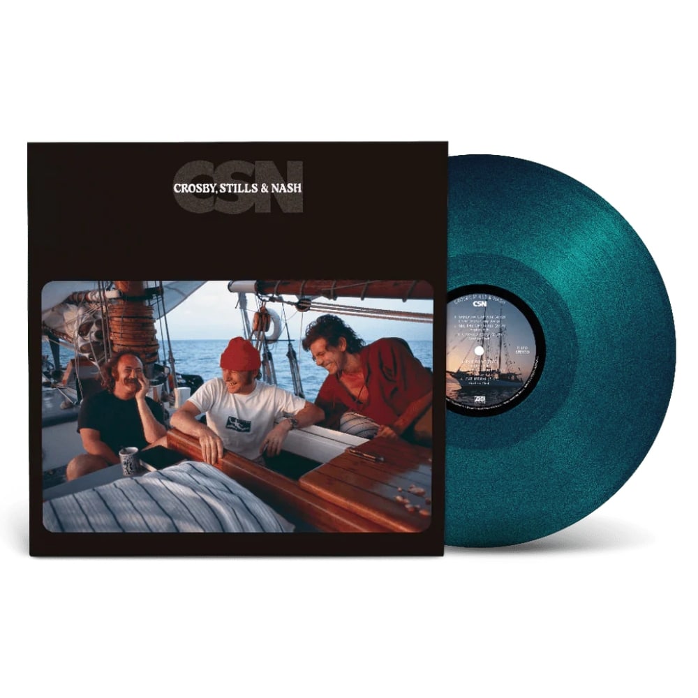 CROSBY, STILLS & NASH - CSN - SEA BLUE VINYL LP - Wah Wah Records