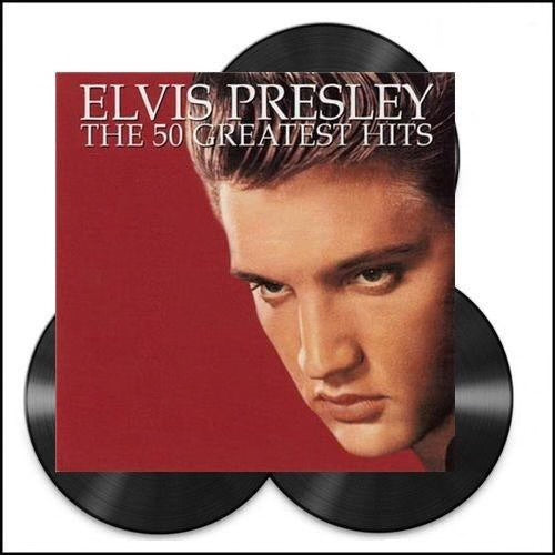 ELVIS - 50 GREATEST HITS - 3LP VINYL - Wah Wah Records