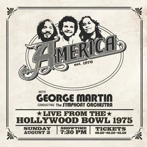 AMERICA - LIVE AT THE HOLLYWOOD BOWL 1975 WITH GEORGE MARTIN ORCHESTRA - RSD 24 (3LP)