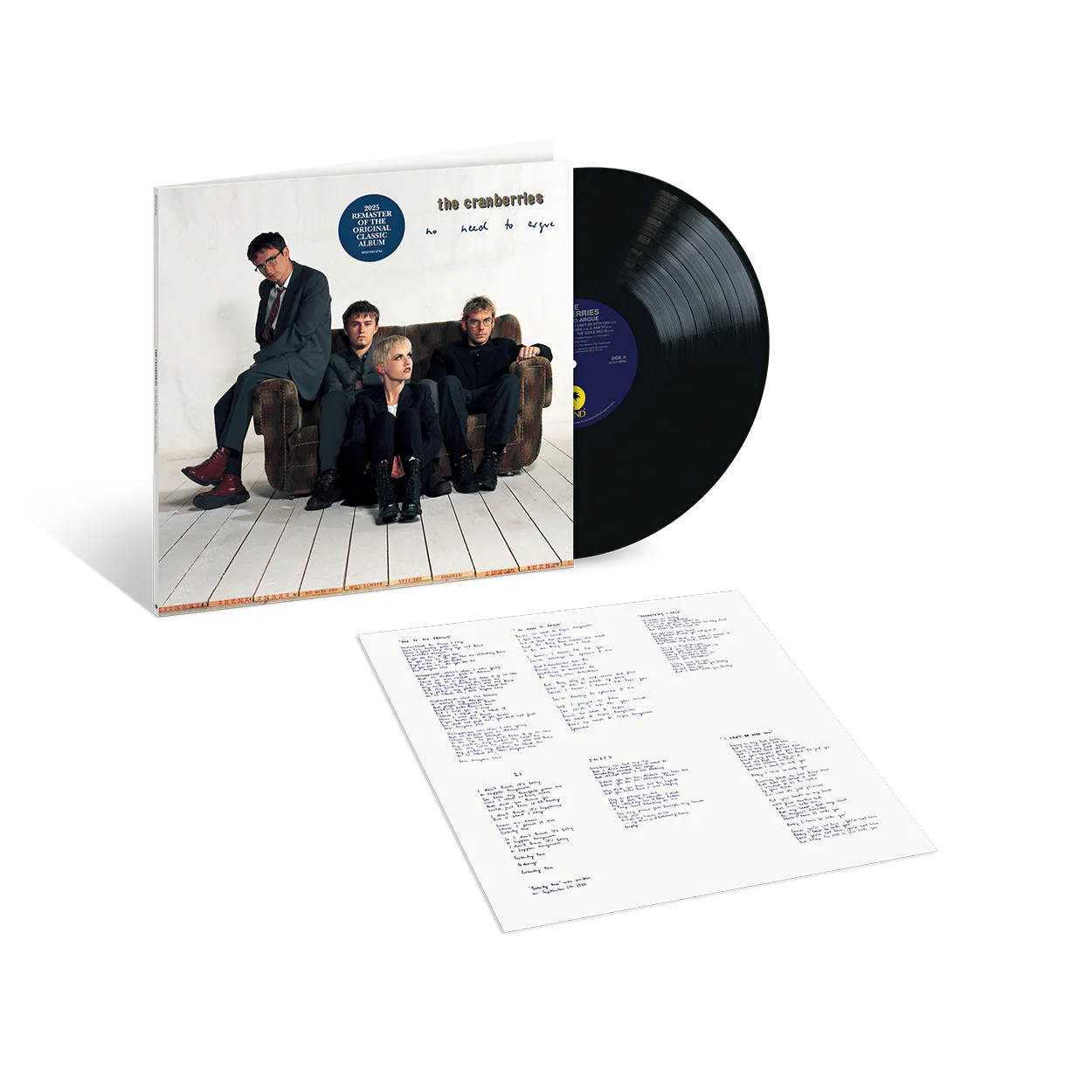 THE CRANBERRIES - NO NEED TO ARGUE - VINYL LP - Wah Wah Records