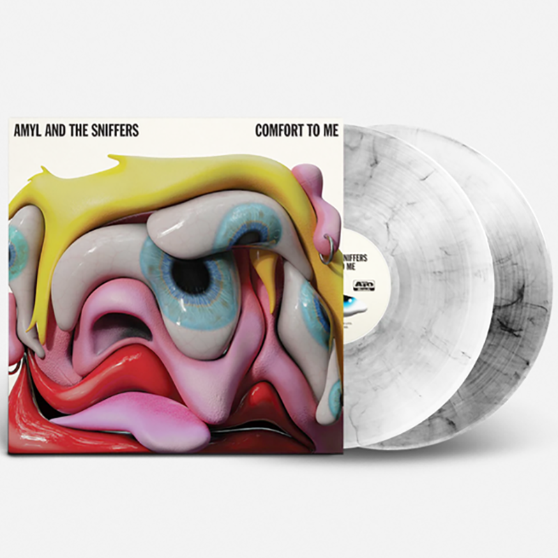 AMYL & THE SNIFFERS - COMFORT TO ME - DELUXE SMOKE COLOURED VINYL 2LP - Wah Wah Records