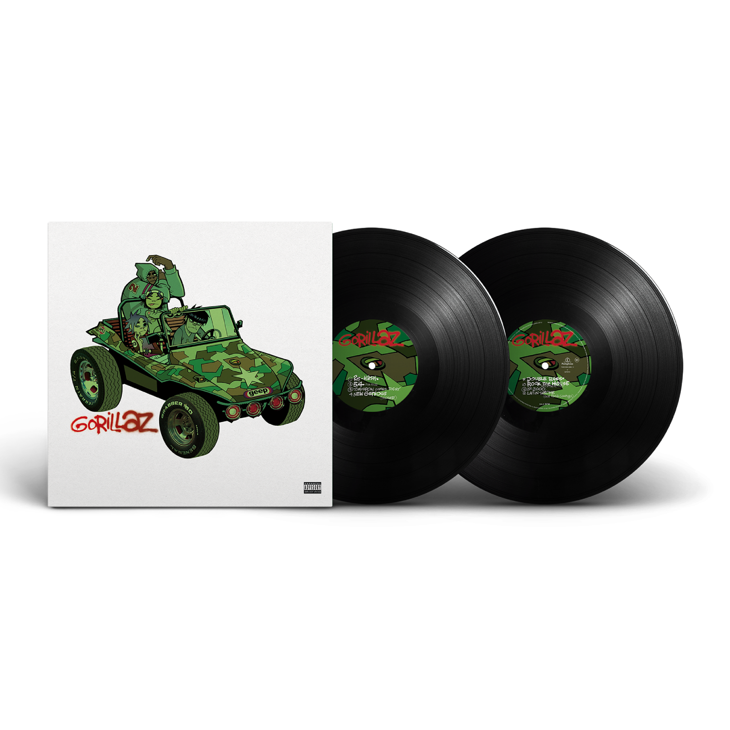GORILLAZ - GORILLAZ - 2LP VINYL - Wah Wah Records