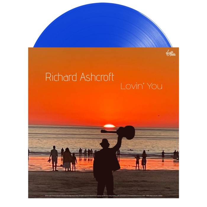 RICHARD ASHCROFT - LOVIN YOU - LIMITED EDITION BLUE VINYL LP - Wah Wah Records