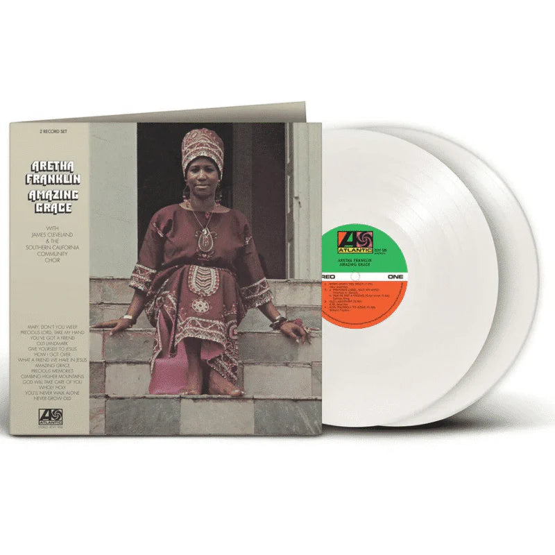 ARETHA FRANKLIN - AMAZING GRACE - WHITE VINYL 2LP - Wah Wah Records