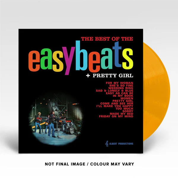 EASYBEATS + PRETTY GIRL - THE BEST OF - ORANGE VINYL LP - Wah Wah Records