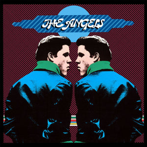 THE ANGELS - THE ANGELS - BLUE SPLATTER VINYL LP - Wah Wah Records