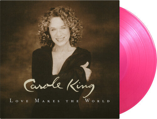 CAROLE KING - LOVE MAKES THE WORLD - PINK VINYL LP - Wah Wah Records