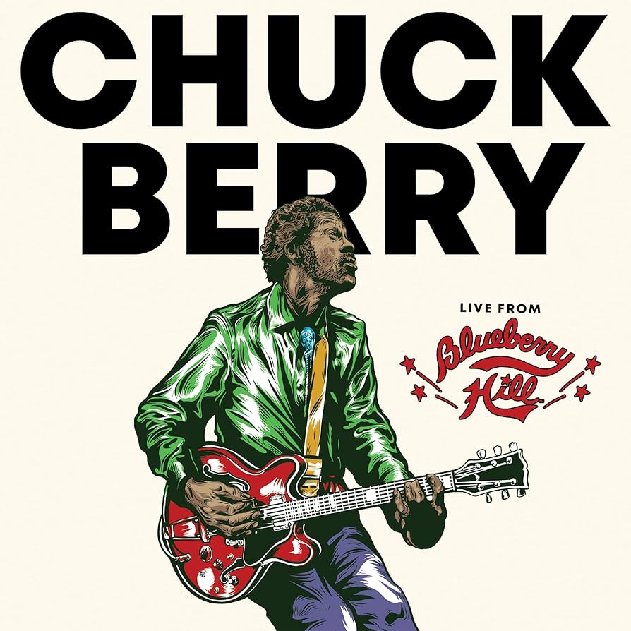 CHUCK BERRY - LIVE FROM BLUEBERRY HILL - COLOURED VINYL LP - Wah Wah Records