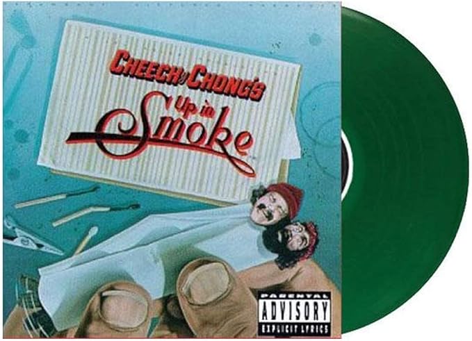 CHEECH & CHONG - UP IN SMOKE - GREEN - VINYL LP - Wah Wah Records