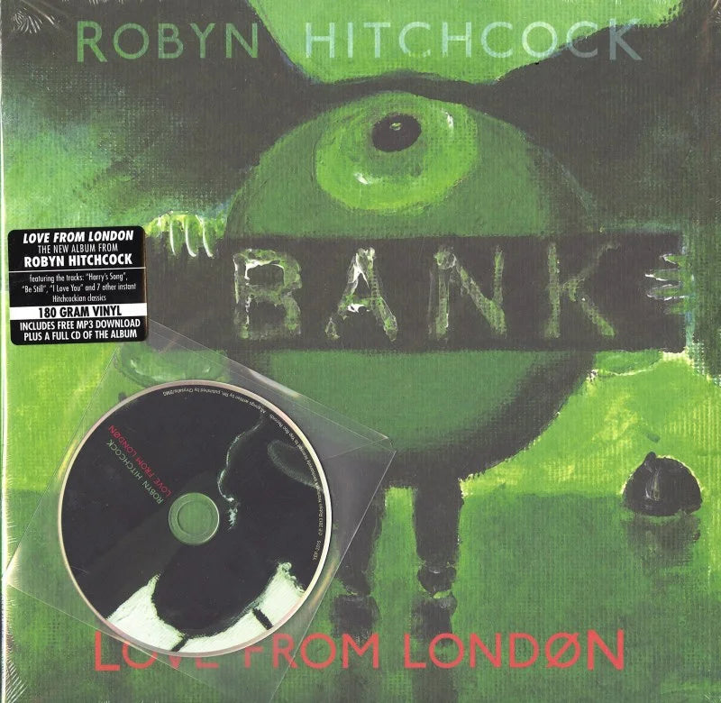 ROBYN HITCHCOCK - LOVE FROM LONDON - VINYL LP - CD - Wah Wah Records