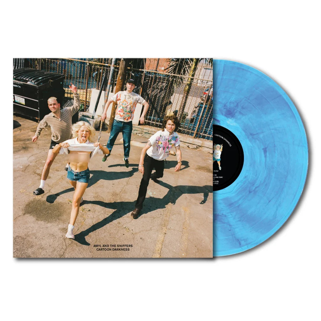 AMYL AND THE SNIFFERS - CARTOON DARKNESS - BLUE - VINYL LP - Wah Wah Records