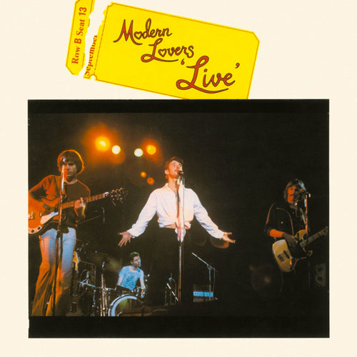 MODERN LOVERS - LIVE - LIMITED EDITON VINYL LP - Wah Wah Records