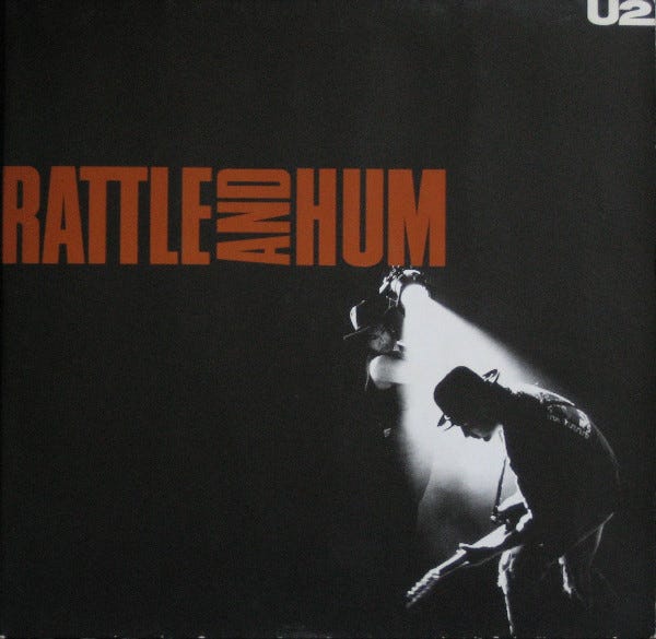 U2 - RATTLE AND HUM - 2LP VINYL - Wah Wah Records