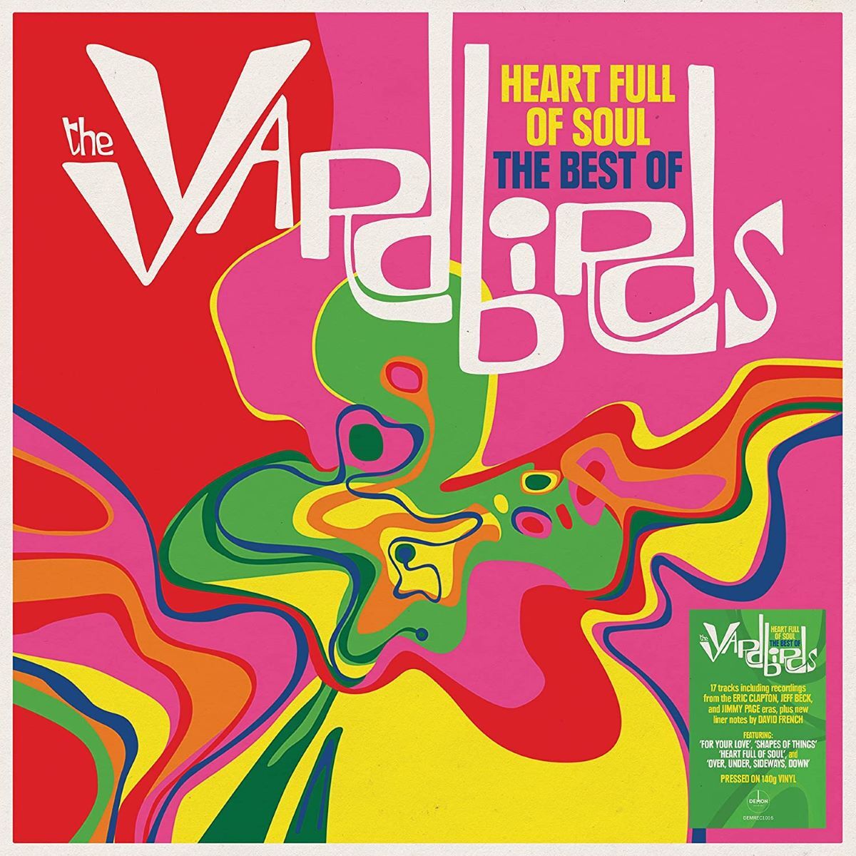 THE YARDBIRDS - HEART FULL OF SOUL: THE BEST OF THE YARDBIRDS - VINYL LP - Wah Wah Records