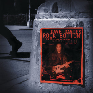 DAVE DAVIES - Rock Bottom: Live At The Bottom Line - 20TH ANNIVERSARY LTD EDITION - 2LP RED & SILVER VINYL - RSD 2020