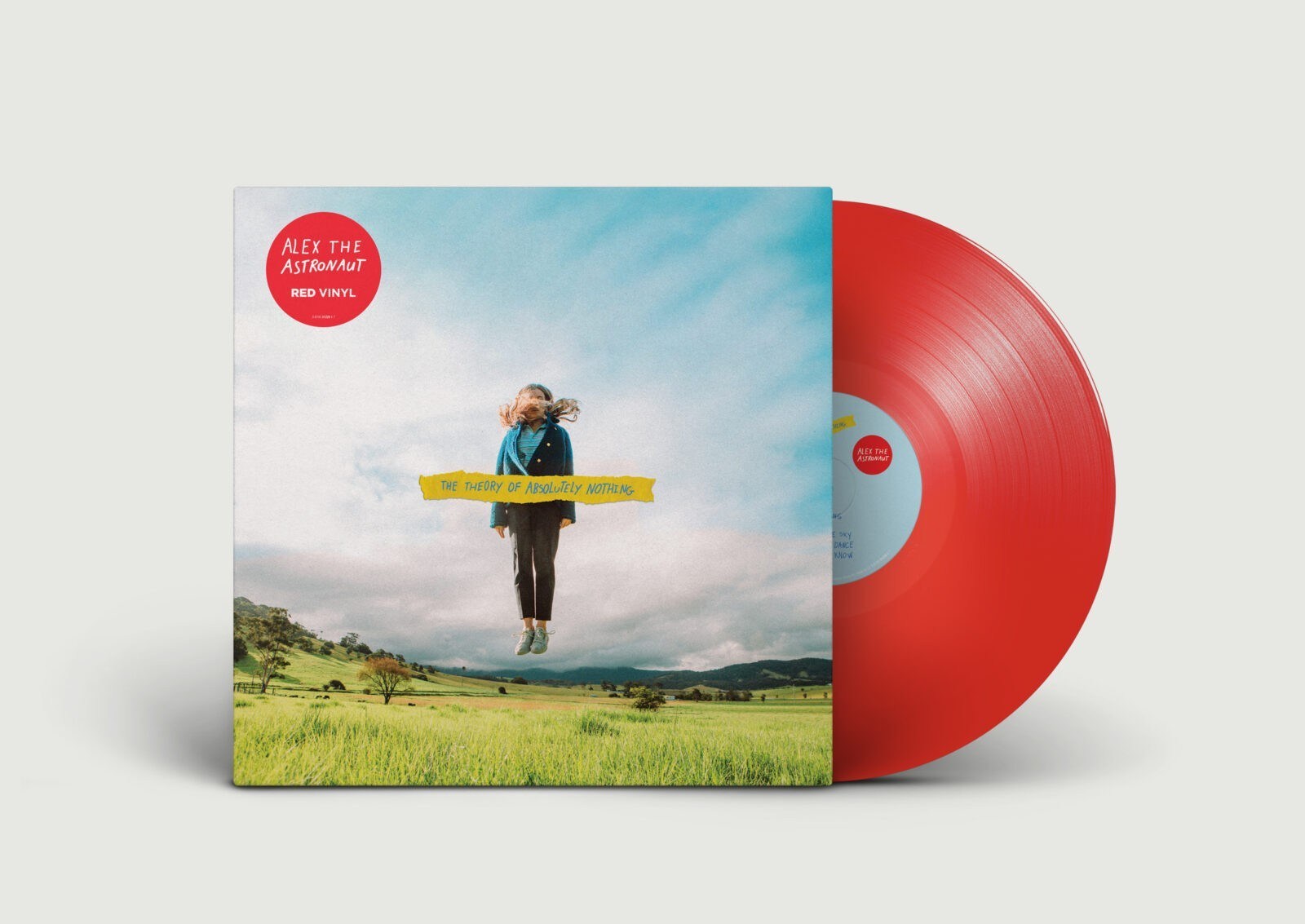 ALEX THE ASTRONAUT - THE THEORY OF ABSOLUTELY NOTHING - LTD EDITION RED VINYL LP - Wah Wah Records