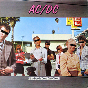 AC/DC- DIRTY DEEDS DONE DIRT CHEAP - VINYL LP - Wah Wah Records