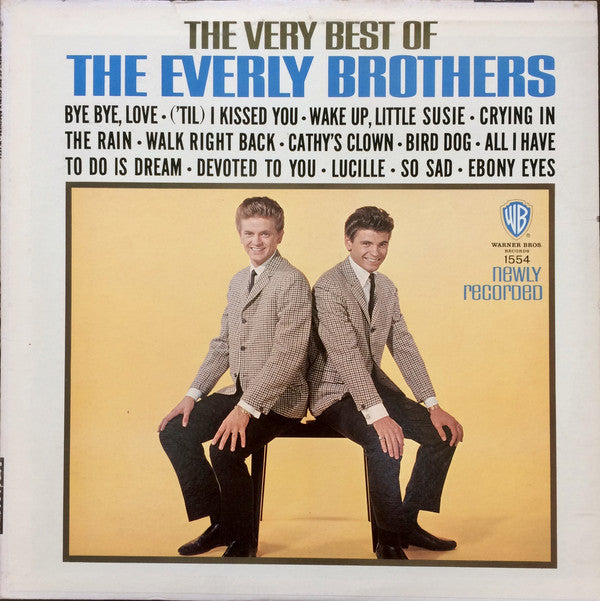 THE EVERLY BROTHERS - THE VERY BEST OF THE EVERLY BROTHERS - VINYL LP - Wah Wah Records