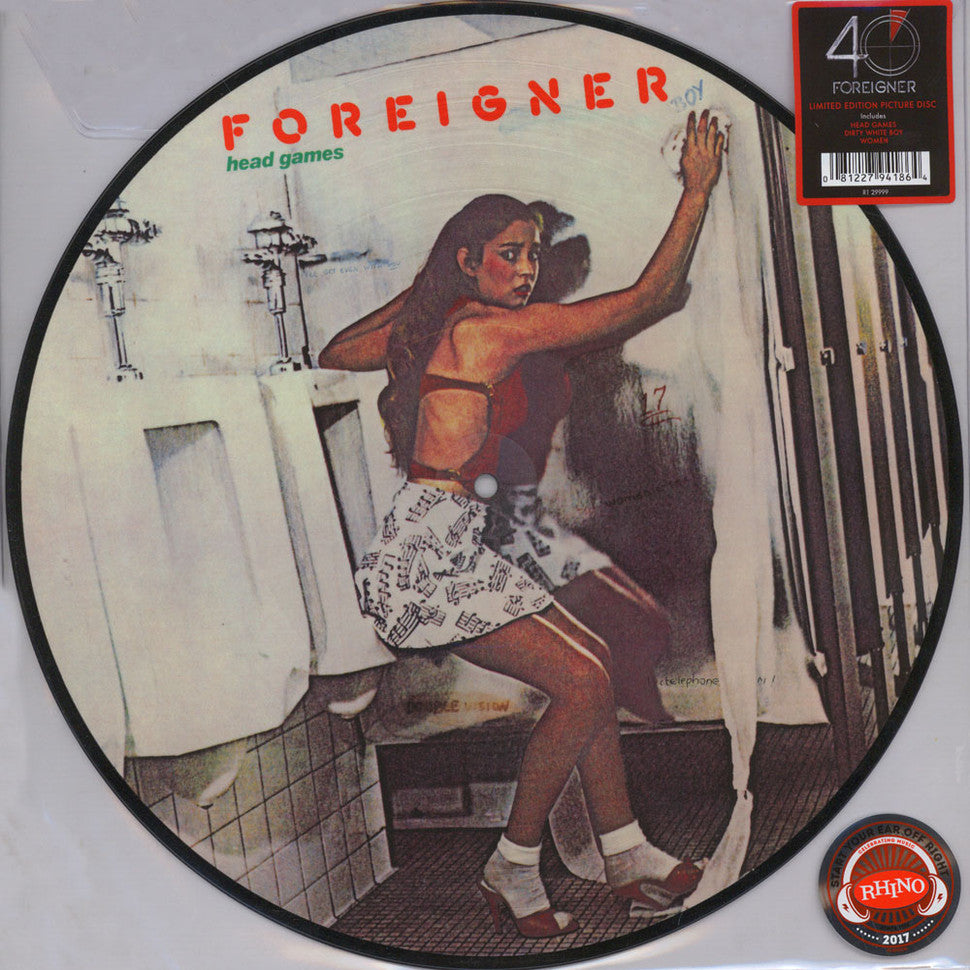 FOREIGNER - HEAD GAMES - PICTURE DISC - VINYL LP - Wah Wah Records