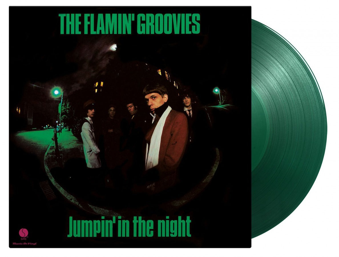 THE FLAMIN' GROOVIES - JUMPIN' IN THE NIGHT - LTD EDITION GREEN VINYL LP - Wah Wah Records