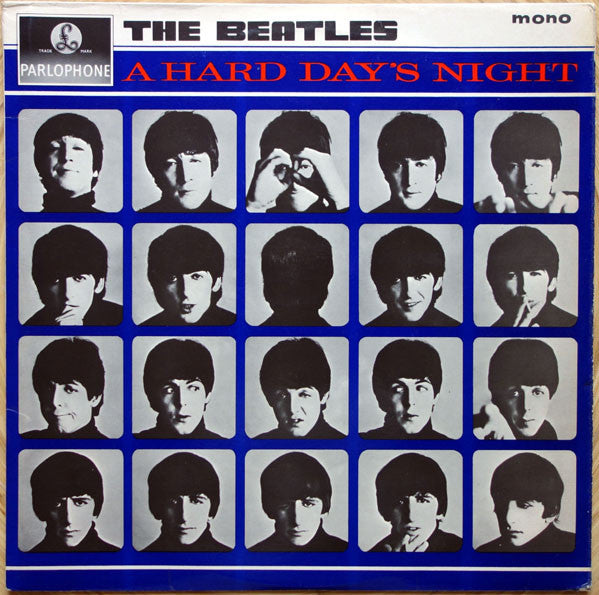 THE BEATLES -  A HARD DAY'S NIGHT - 1964 PRESSING - VINYL LP - Wah Wah Records