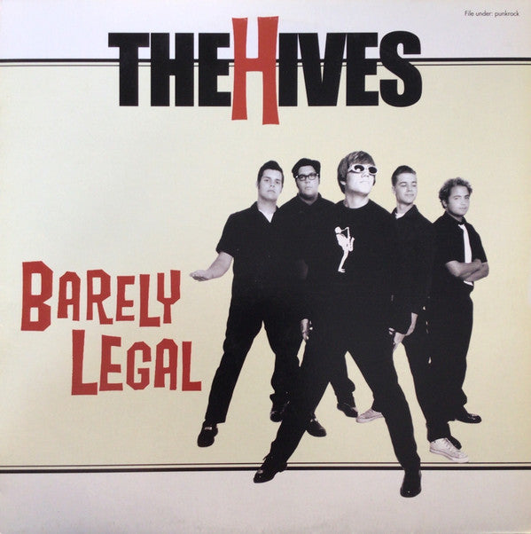 THE HIVES - BARELY LEGAL - VINYL LP - Wah Wah Records