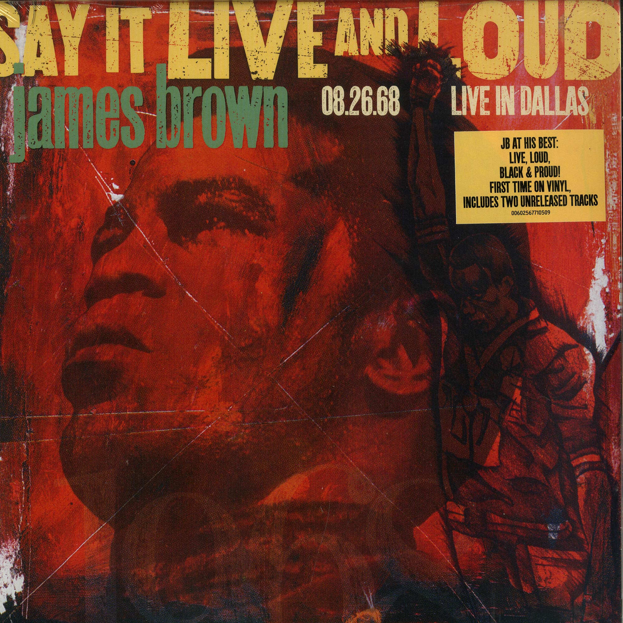 JAMES BROWN - SAY IT LIVE AND LOUD : LIVE IN DALLAS 08.26.68 - 2LP VINYL - Wah Wah Records