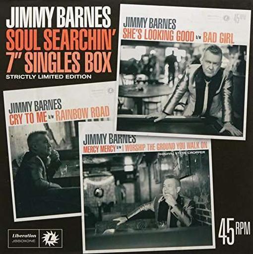 JIMMY BARNES - SOUL SEARCHING - 7'' SINGLES BOX SET VINYL - Wah Wah Records