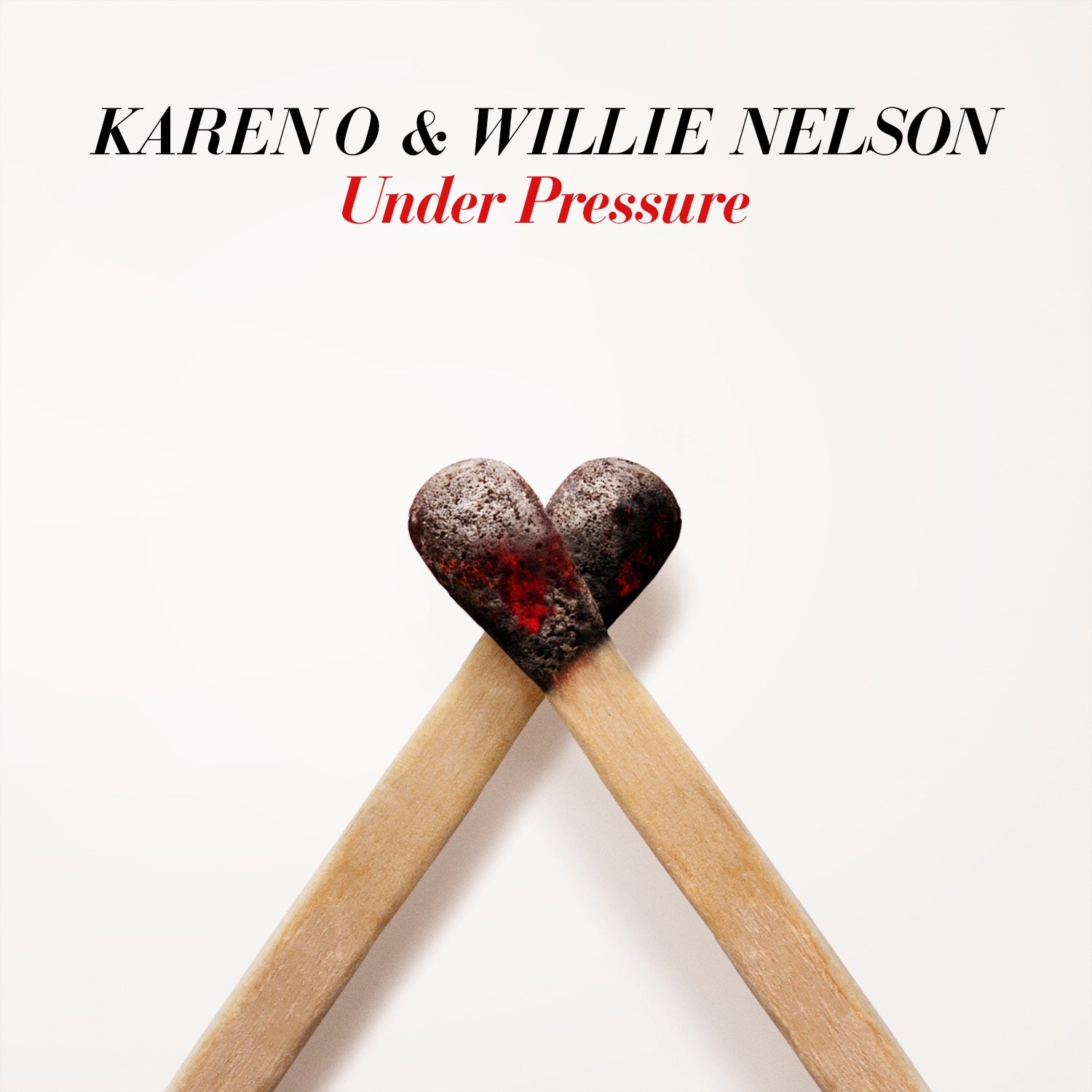 KAREN O & WILLIE NELSON - UNDER PRESSURE - 7'' VINYL - RSD 2021 - WAH WAH RECORDS