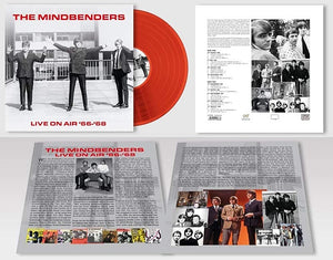 THE MINDBENDERS - LIVE ON AIR '66-'68 - RED VINYL LP - Wah Wah Records