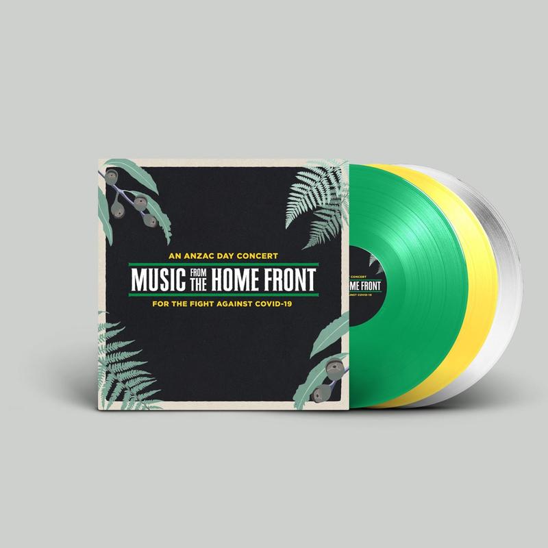 VARIOUS ARTISTS - MUSIC FROM THE HOME FRONT - 3LP COLOURED VINYL - Wah Wah Records