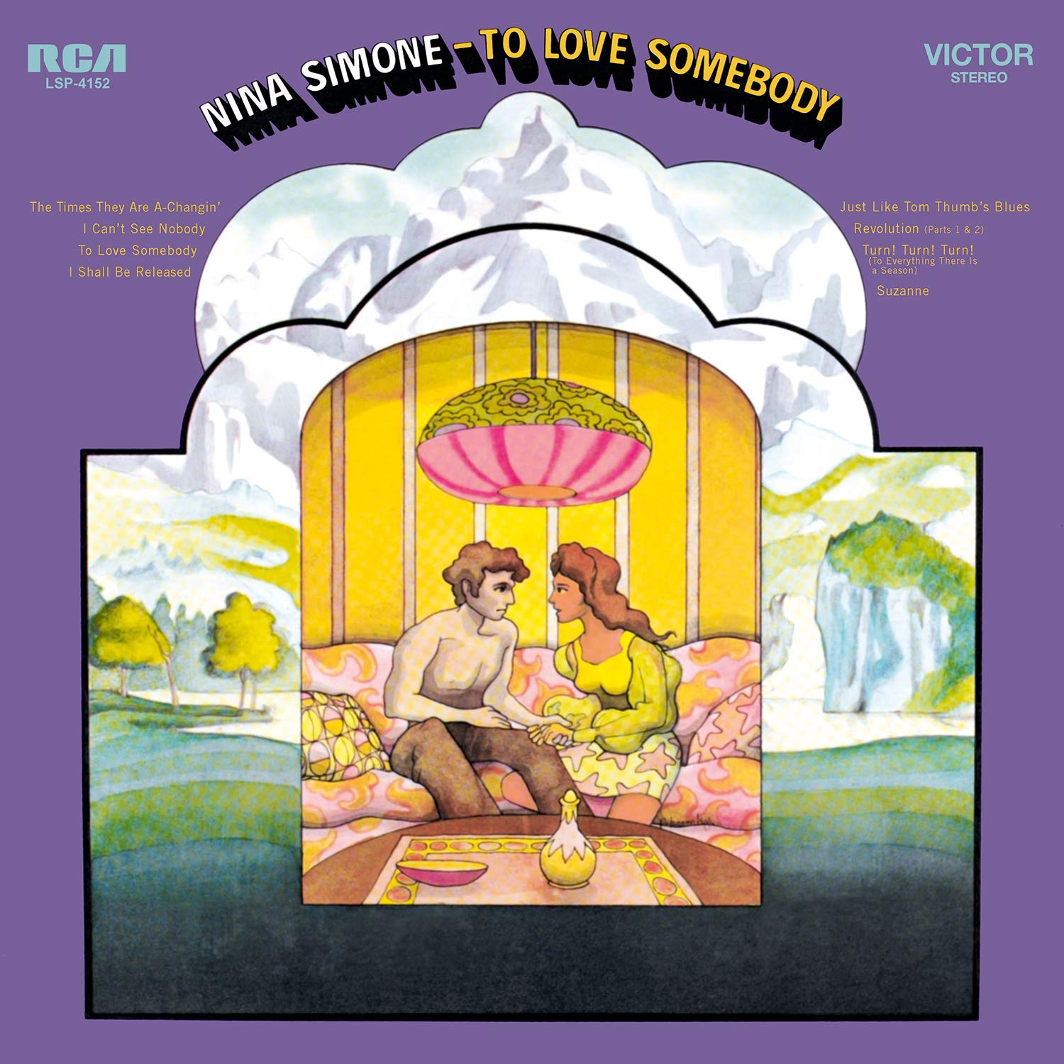 NINA SIMONE - TO LOVE SOMEBODY - 50TH ANNIVERSARY EDITION PURPLE & BLACK MARBLED VINYL LP - Wah Wah Records