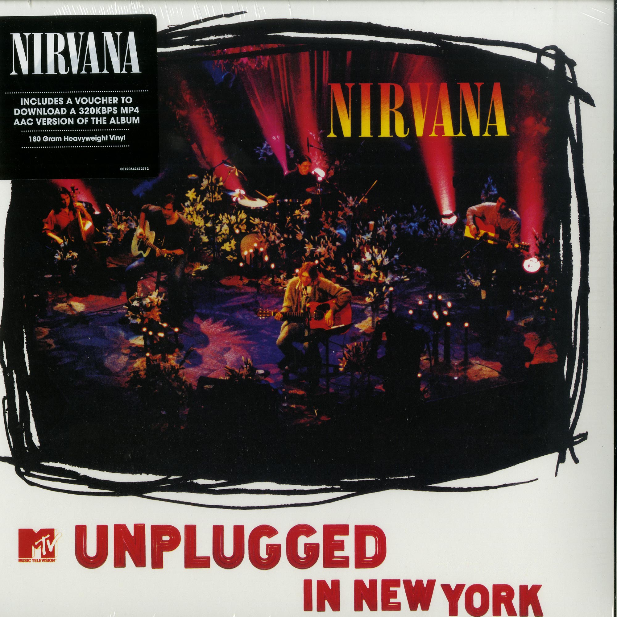 NIRVANA - MTV UNPLUGGED IN NEW YORK - VINYL LP - Wah Wah Records