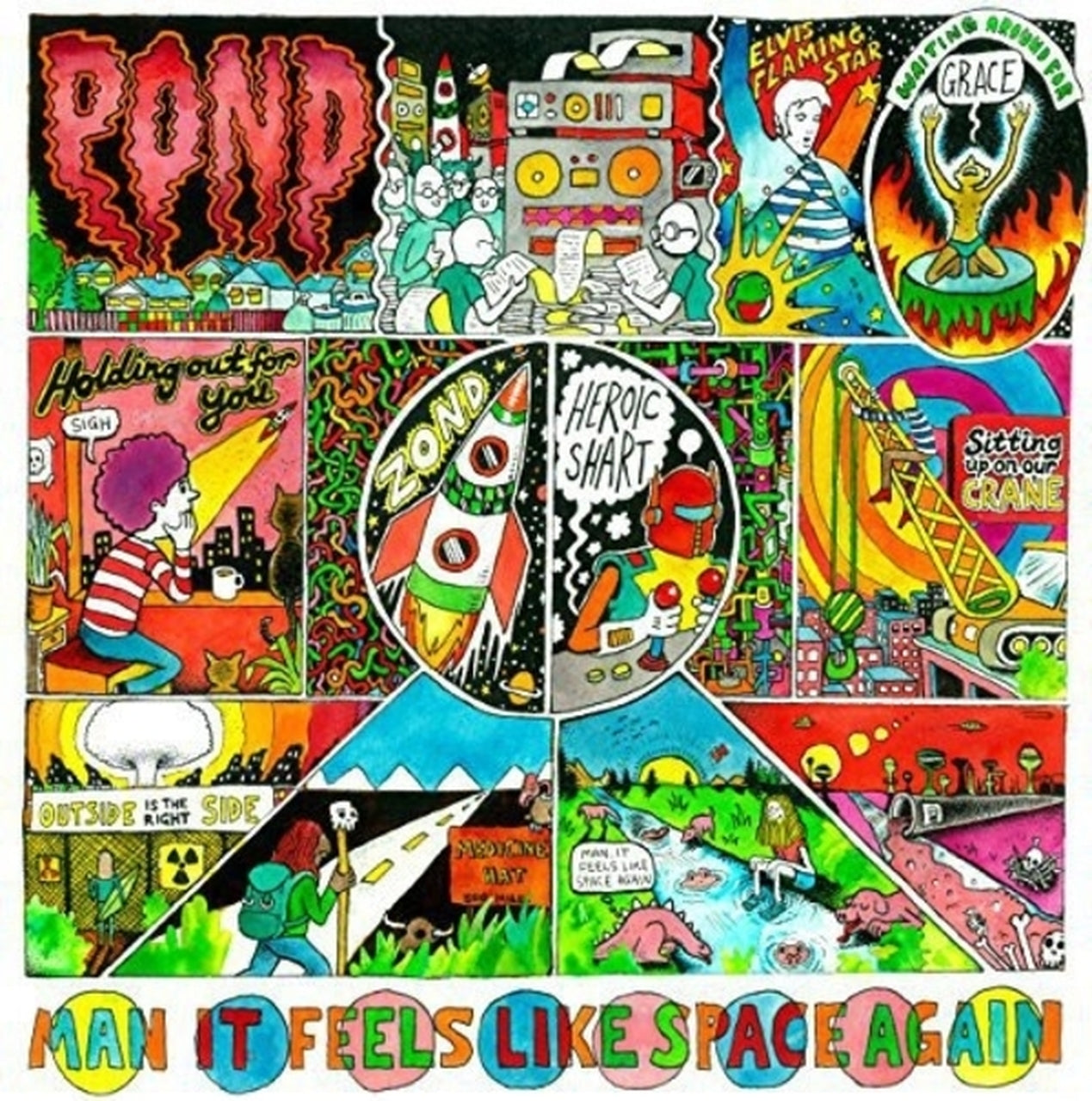 POND - MAN IT FEELS LIKE SPACE AGAIN - VINYL LP - Wah Wah Records