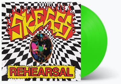 SKEGSS - REHEARSAL - INDIE FLUROSECENT GREEN VINYL LP - Wah Wah Records