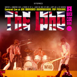 THE WHO - A QUICK ONE LIVE - RED WHITE BLUE VINYL LP - RSD 2020