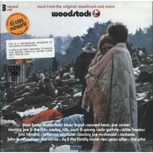 WOODSTOCK - ORIGINAL MOTION PICTURE SOUNDTRACK - 3LP VINYL - RSD 2019 - Wah Wah Records